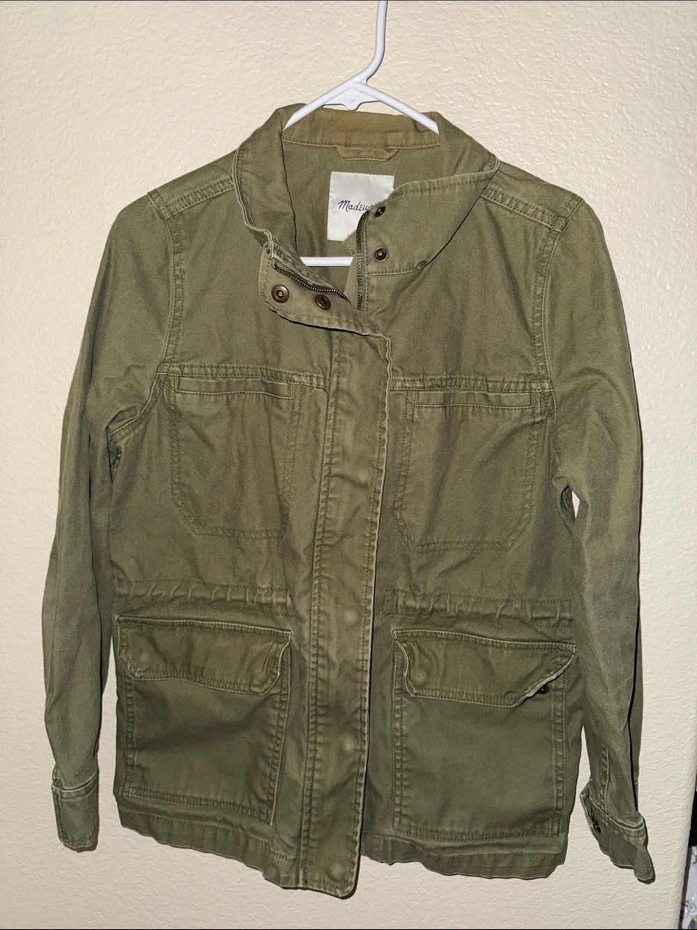 Madewell Olive Utility Field Jacket